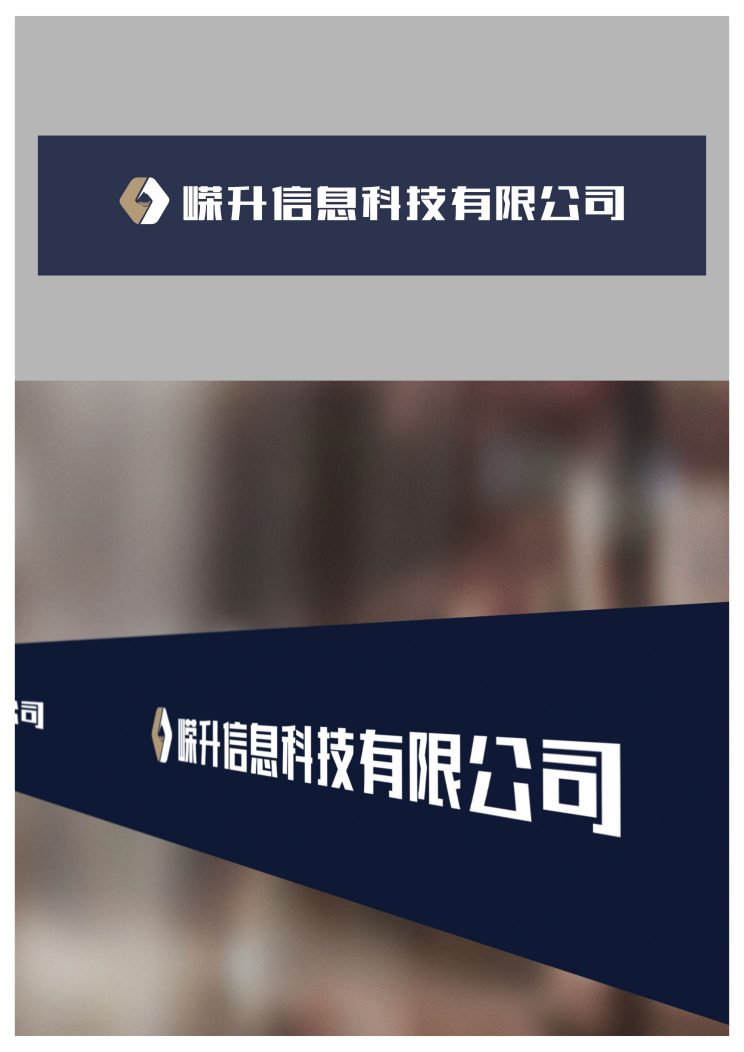 嵘升信息科技|办公空间&LOGO文化墙设计-7